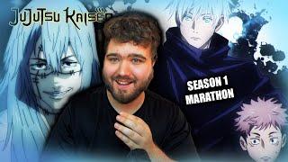 JUJUTSU KAISEN SEASON 1 WAS AMAZING Episodes 1-24 REACTION