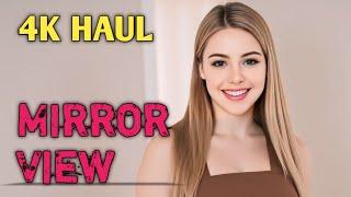 4K Transparent pajama set  Try-On Haul Review with Karen Princess