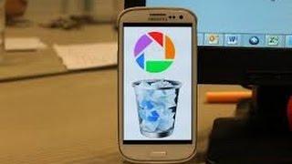 How to delete synced or picasa photos from your android device