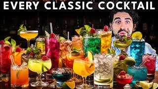 I Created EVERY Classic Cocktail and ranked them ALL