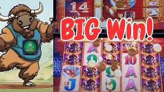 BIG WIN Wonder 4 Wheel Buffalo Gold Slot Machine