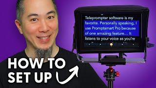 BEST Teleprompter Setup and App for Zoom Calls & Webinars