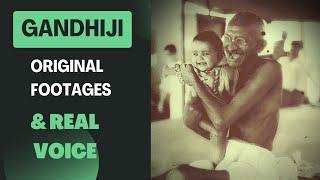 Gandhiji - Original Footages and Real Voice  Ganghiji Status Video  Gingerline Media