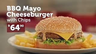 Wimpy BBQ Mayo Cheeseburger with Chips