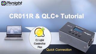 How to Connect Pknight Artnet Node CR011R with QLC+  Step by Step Tutorial