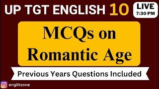  MCQ on History of English Literature  MCQ on Romantic Age  Age of William Wordsworth  up tgt