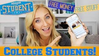 Amazon Prime Student FREE Money FREE 2-Day Shipping & Discounts for University & College Students