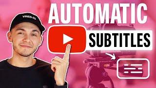 How to Add Subtitles to a YouTube Video - NEW YOUTUBE UPDATE & Automatic Subtitles 2022