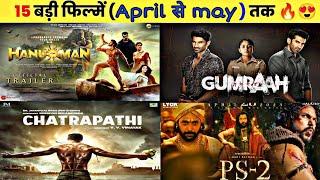 15 Upcoming BIG Movies Releasing  April To may 2023 Hindi  Upcoming Bollywood & South Indian