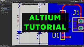 Altium Designer 22 Tutorial - Quick & Easy   Step by Step
