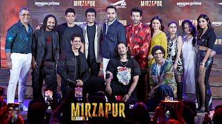 Mirzapur Season 3 - Official Trailer  Pankaj Tripathi Ali Fazal Vijay Verma  Launch Event