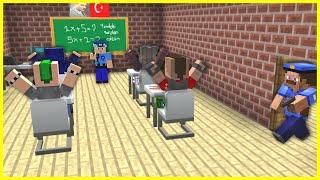 POLİSLER OKULA BASKIN YAPIYOR KÖTÜ ÇOCUĞU ARIYOR  - Minecraft