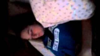 teenage girl farting in sleep..soo funny