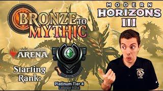  Bronze To Mythic Episode 7 - Starting Rank Platinum 4 - MTG Arena  Modern Horizons 3 