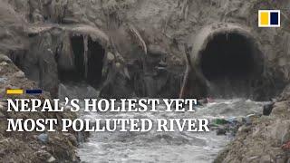 Nepal’s holy Bagmati River contaminated with sewage and rubbish