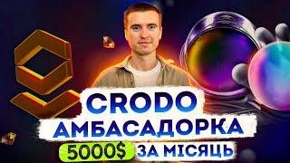 Амбасадорка CRODO. Як заробити від 5000$ за місяць