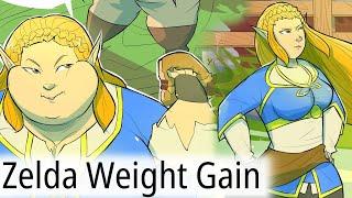 Zelda and Malon Weight Gain  Comic Dub