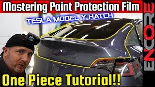 Tesla Model Y Hatch One-Piece PPF Perfection Unveiled  Paint Protection Film Installation Tutorial