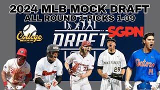 2024 MLB Draft MLB Mock Draft and MLB Player Comparisons  The College Baseball Experience Ep 148