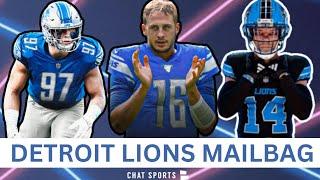 Detroit Lions Mailbag Rumors Aidan Hutchinson ELITE Amon-Ra St. Brown Injury Concerns Aaron Glenn