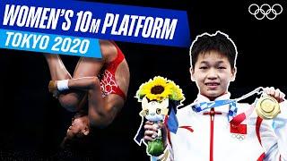 14-year-old Quan Hongchan writes Olympic history  FULL Womens 10m platform   Tokyo 2020