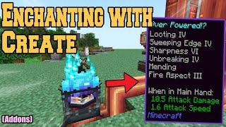 How to get IMPOSSIBLE Enchants with the Create Mod  Awesome Addons