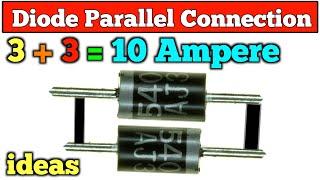 Diode parallel Connection  Diode Ampere calculation  Electronics Verma