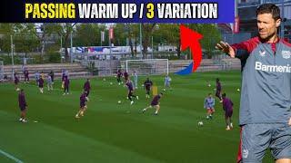 High Intensity Passing Warm Up  Bayer 04 Leverkusen  3 Variation