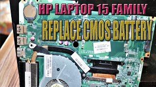 HP 15 Laptop CMOS Battery Replacement Full Diassembling Guide