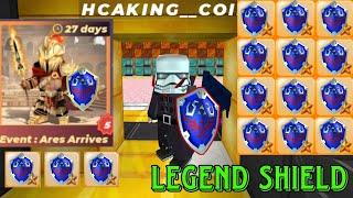 I Got Legend Shield Rank 1 Coolest Shield From HAcking_cOins Skyblock BlockmanGo