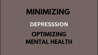 Minimizing empath depression optimizing mental health