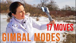 GIMBAL MODES EXPLAINED SIMPLE  17 examples  smartphone filmmaking tutorial for beginners