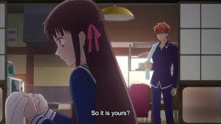 Fruits Basket  Kyo brings back Tohru her lost scarf