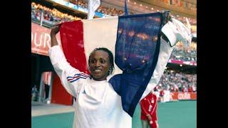 Eunice Barber of France won the Gold medal in the Long Jump at the  World Championships in Paris 03.