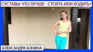 ►Что лучше для суставов стоять или ходить?