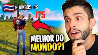 MELHOR DO MUNDO? REAGI AO GRINGO REVELAÇÃO DO FREE FIRE