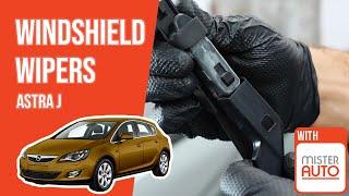 How to replace the windshield wipers Astra J  mk6 