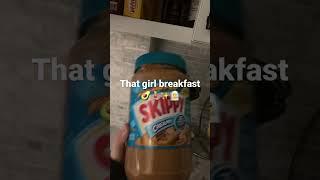 That girl breakfast ‍️‍️