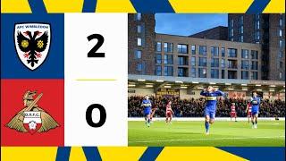 AFC Wimbledon 2-0 Doncaster Rovers   Ali delivers a masterclass   Highlights 🟡