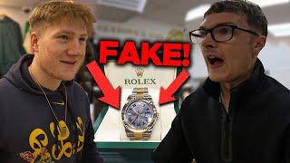 Customer Tries Selling A FAKE ROLEX... Exposed