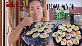 Sushi Recipe  How to Make Yummy Easy Nori Rice Roll Step by Step  at home