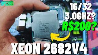 ELE CHEGOU XEON 2682V4 - COMPARATIVO DO MELHOR V4? CONTRA 2080V4 2690V4 E 2697AV4