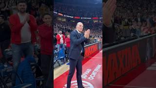 Honor for Dusko Ivanovic in Belgrade ️ #basketball #euroleaguebasketball