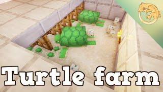 SUPER simple turtle scute and egg farm for minecraft 1.19