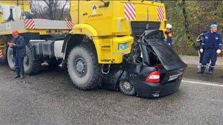 Dangerous Crazy Heavy Truck & Car Driving Fails  Heavy Equipment Cranes & Truck Fails Compilation