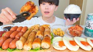 ASMR ホルモンテチャン Crunchy Daechang EATING SOUNDS  咀嚼音  MUKBANG  먹방