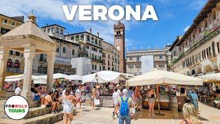 Verona Italy Walking Tour - 4K UHD  - with Captions