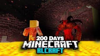 200 Days in Minecrafts hardest Modpack RLCRAFT  Bad at the Game Edition