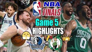 Celtics vs Mavericks NBA Finals Full Game 5  Celtics Sweep & Dominated Series 