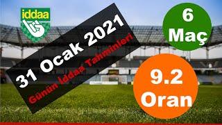 31 Ocak Pazar İddaa Maç Tahminleri ve Günün Kuponu